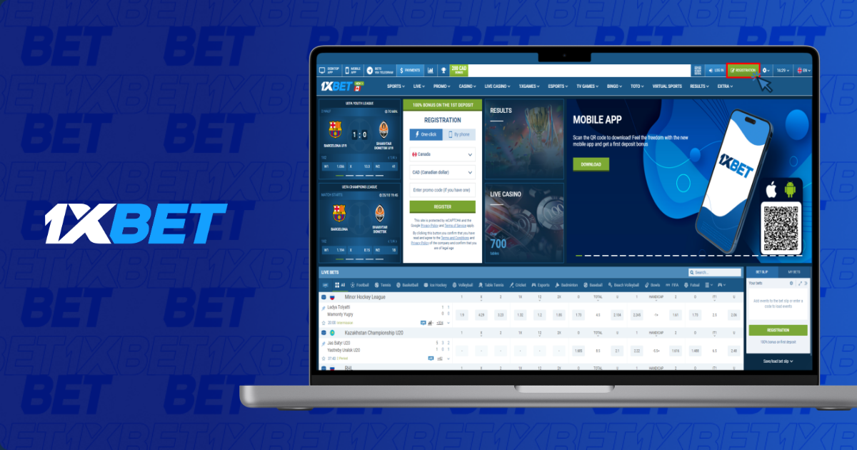 1xBet Registration Tips