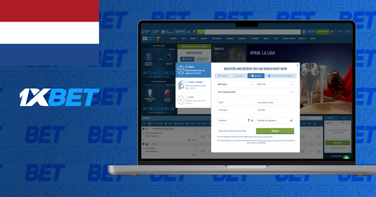 1xBet Registration Guide